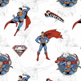 Tovaglia in resina antimacchia Superman 05 Multicolore 300 x 150 cm