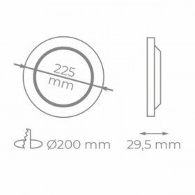 Lampadina LED Iglux IG-54-18W-F 18 W