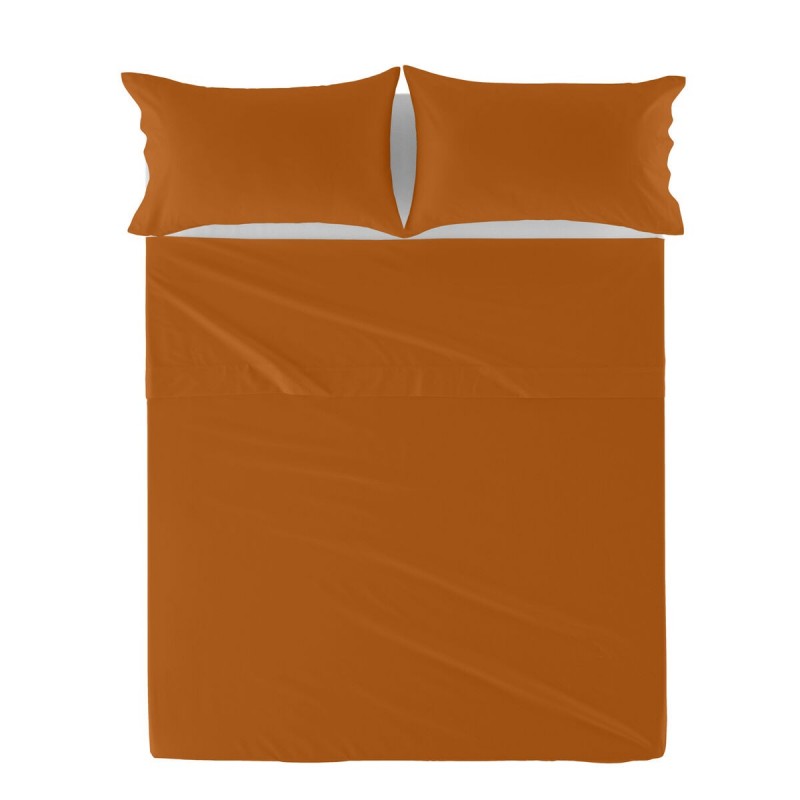 Lenzuolo Superiore HappyFriday Basic Terracotta 160 x 270 cm