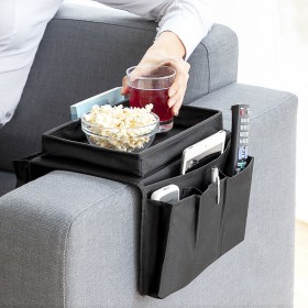 Vassoio da Divano con Tasche per i Telecomandi InnovaGoods