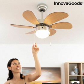 Ventilatore da Soffitto con Luce InnovaGoods   Ø 75 cm 55W 55 W (Ricondizionati B)