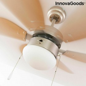 Ventilatore da Soffitto con Luce InnovaGoods   Ø 75 cm 55W 55 W (Ricondizionati B)