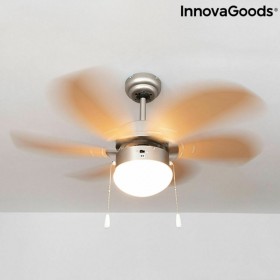 Ventilatore da Soffitto con Luce InnovaGoods   Ø 75 cm 55W 55 W (Ricondizionati B)