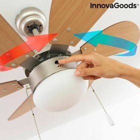 Ventilatore da Soffitto con Luce InnovaGoods   Ø 75 cm 55W 55 W (Ricondizionati B)