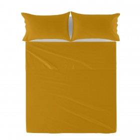Lenzuolo Superiore HappyFriday Basic Senape 160 x 270 cm