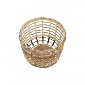 Set di Cestini DKD Home Decor FIBRA MAIZ (3 Pezzi) (Ricondizionati A)