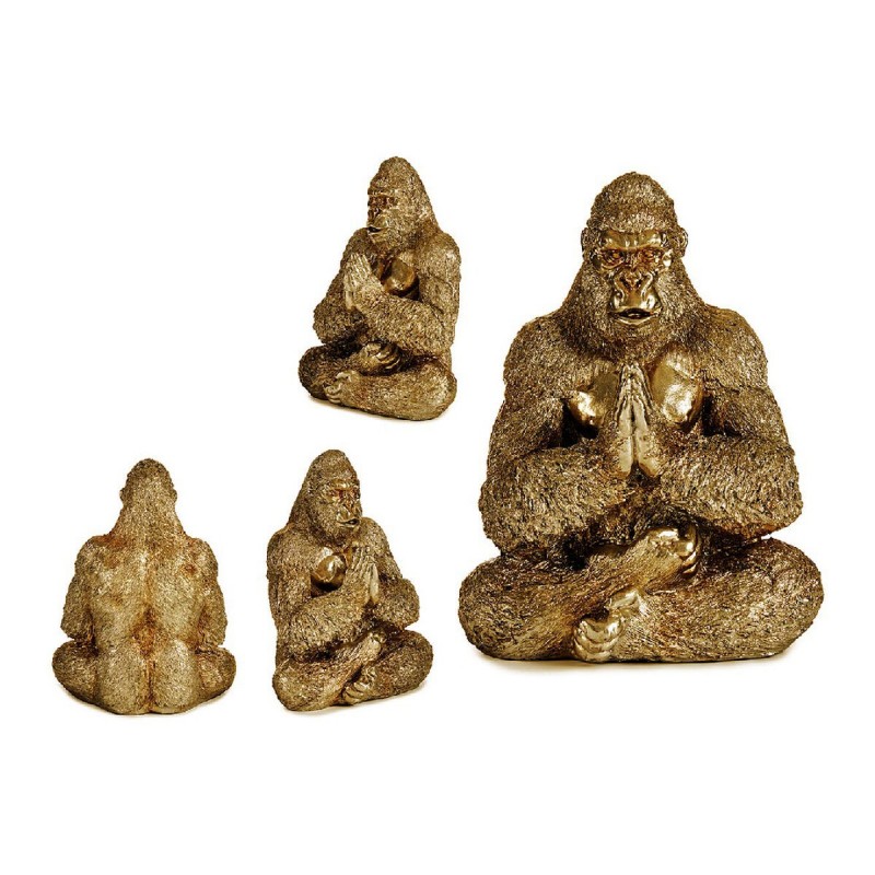 Statua Decorativa Gorilla Yoga (Ricondizionati C)