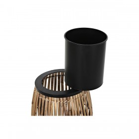 Vaso DKD Home Decor Nero (Ricondizionati B)