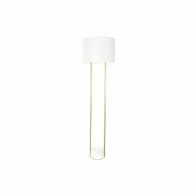 Lampada da Terra DKD Home Decor Bianco Metallo (Ricondizionati A)