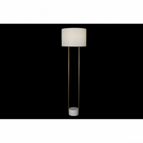 Lampada da Terra DKD Home Decor Bianco Metallo (Ricondizionati A)