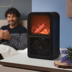 Stufa da Tavolo Effetto Fiamma 3D Flehatt InnovaGoods (Ricondizionati B)