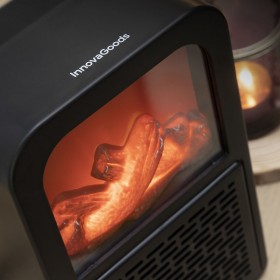 Stufa da Tavolo Effetto Fiamma 3D Flehatt InnovaGoods (Ricondizionati B)