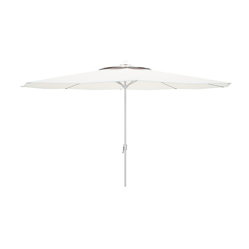 Marbueno Ombrellone Acciaio 8 Stecche D270 cm Poliestere Bianco Giardino, Piscina e Terrazza 10187