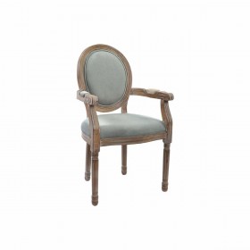 Poltrona DKD Home Decor Grigio Poliestere Legno Plastica (Ricondizionati A)