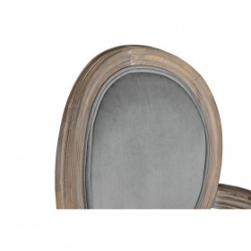 Poltrona DKD Home Decor Grigio Poliestere Legno Plastica (Ricondizionati A)