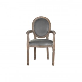 Poltrona DKD Home Decor Grigio Poliestere Legno Plastica (Ricondizionati A)