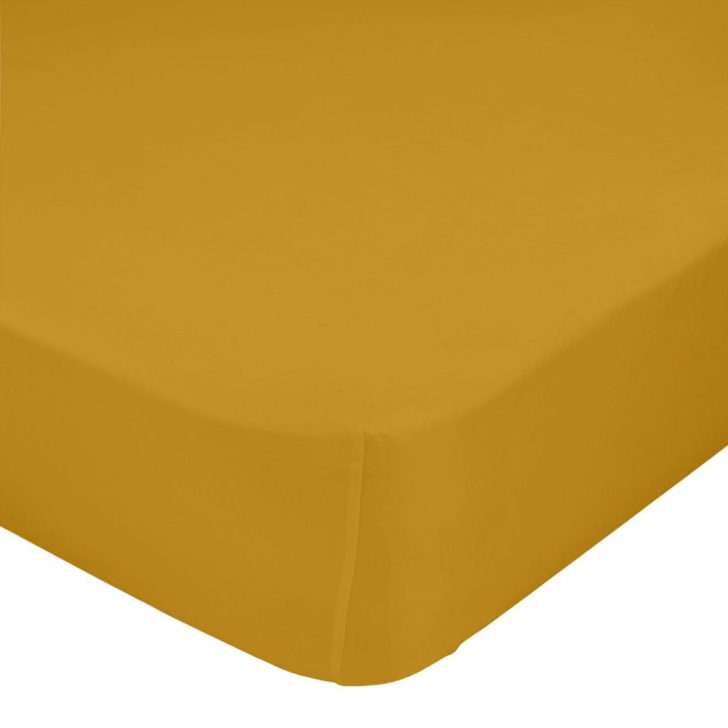 Lenzuolo con angoli HappyFriday BASIC KIDS Senape 60 x 120 x 14 cm