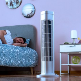 Ventilatore a torre Fankol InnovaGoods   Bianco 50 W (Ricondizionati B)