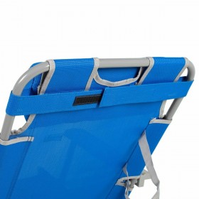 Lettino reclinabile Colorbaby Azzurro Acciaio textilene (Ricondizionati B)