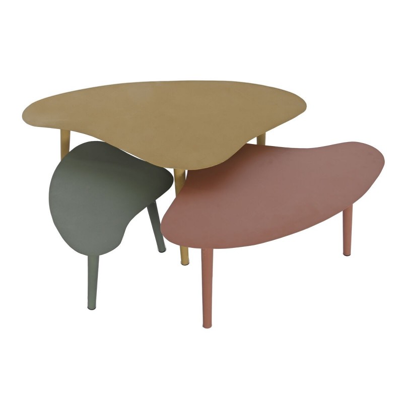Set di 3 tavoli DKD Home Decor Ferro (Ricondizionati C)
