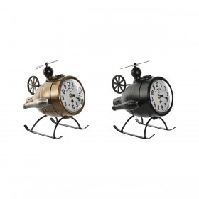 Orologio da Tavolo Home ESPRIT Metallo