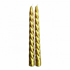 Candele Magic Lights Dorato Decorativa Ø 2 x 24 cm
