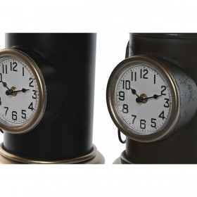 Orologio da Tavolo Home ESPRIT Multicolore Metallo