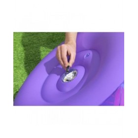 Bestway Sedia Gonfiabile con Luci Led Spaziali 72x72x64 cm +3 Anni Interno e Giardino 75122