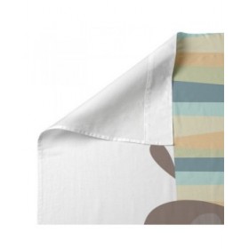 Set di Lenzuola HappyFriday Moshi Moshi Rabbit family Multicolore Culla Neonato 2 Pezzi