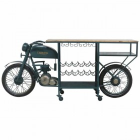 Barra portabottiglie Alexandra House Living Drive Azzurro 45 x 100 x 210 cm
