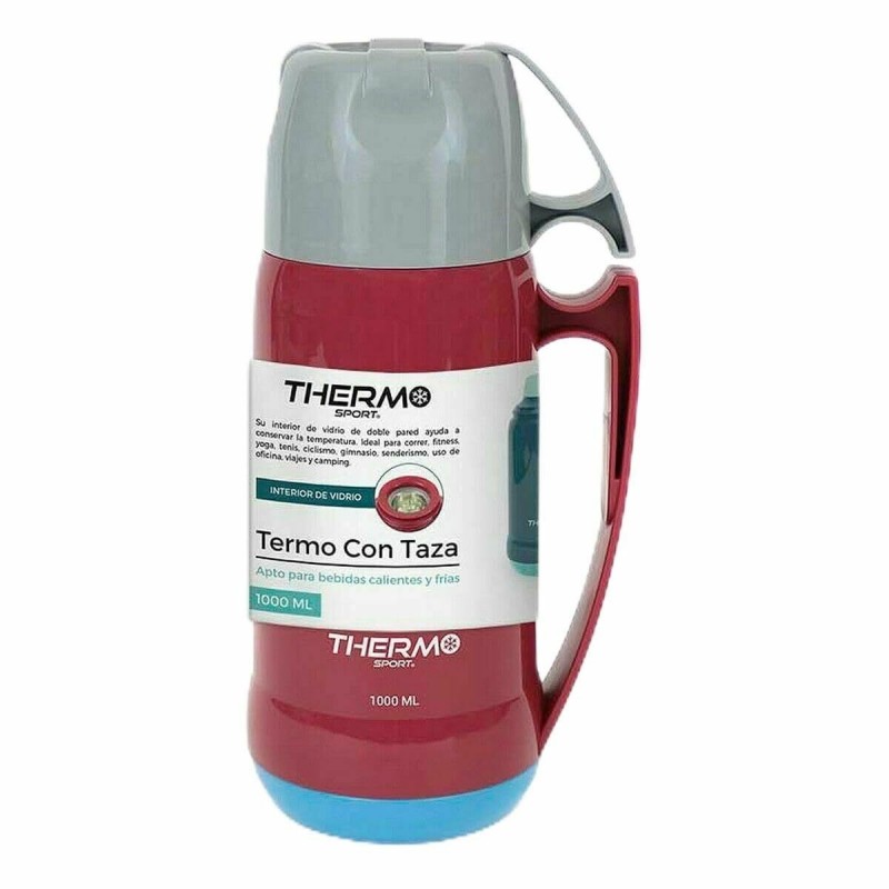 Thermos da Viaggio ThermoSport 1 L Multicolore 12 Unità