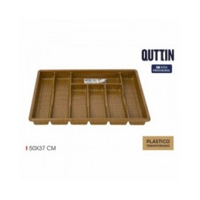 Vassoio Portaposate Quttin 50 x 37 cm Termoplastico (12 Unità)
