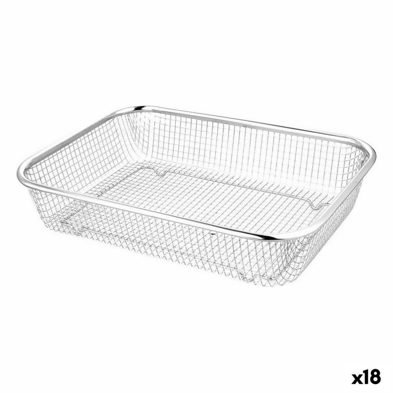 Scolapasta Quttin Acciaio 37 x 27 x 7,4 cm (18 Unità)