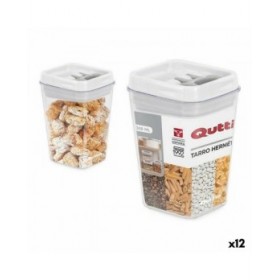 Vaso Quttin Ermetico 2,3 L 12,8 x 23 cm (12 Unità) (2300 ml)