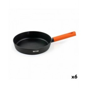 Padella Quttin Gastro Nero Arancio 48,5 x 31,2 x 6 cm (6 Unità)