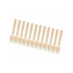 Posate Monouso Legno 36 Unità 16 x 2,8 x 1,8 cm