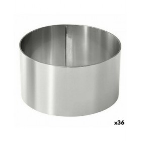 Stampo per placcatura Argentato Acciaio inossidabile 8 cm 0,8 mm (36 Unità) (8 x 4,5 cm)