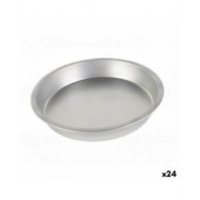 Vassoio da Forno Argentato 22 x 3,5 cm (24 Unità)