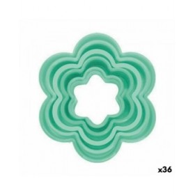 Set di Stampi da Pasticceria Wooow Silicone 5 Pezzi 9,5 cm (36 Unità)