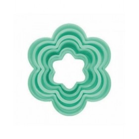Set di Stampi da Pasticceria Wooow Silicone 5 Pezzi 9,5 cm (36 Unità)