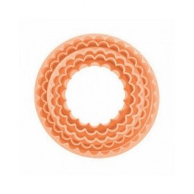 Set di Stampi da Pasticceria Wooow Silicone 5 Pezzi 9,5 cm (36 Unità)