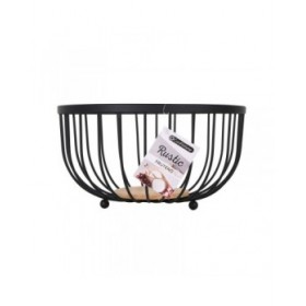 Portafrutta Confortime Rustic Nero 25 x 25 x 13 cm 390 cm (12 Unità)