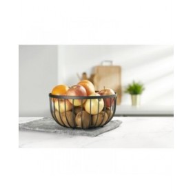 Portafrutta Confortime Rustic Nero 25 x 25 x 13 cm 390 cm (12 Unità)