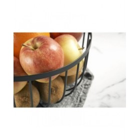 Portafrutta Confortime Rustic Nero 25 x 25 x 13 cm 390 cm (12 Unità)