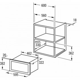 Microonde Cata MMA 20 X Acciaio 800 W 1000 W 20 L