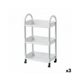 Carrello per Verdure Confortime Alluminio Plastica 45 x 25 x 77 cm (3 Unità)