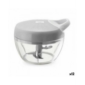 Mini Tritatutto Manuale con Corda Quttin 14 x 10,5 cm (12 Unità)