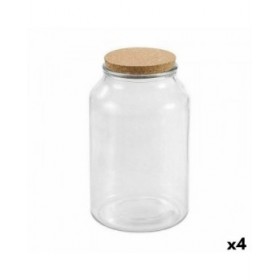 Vaso La Mediterránea 3,8 L Vetro (4 Unità)