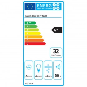 Cappa Classica BOSCH DWK67FN20 Bianco