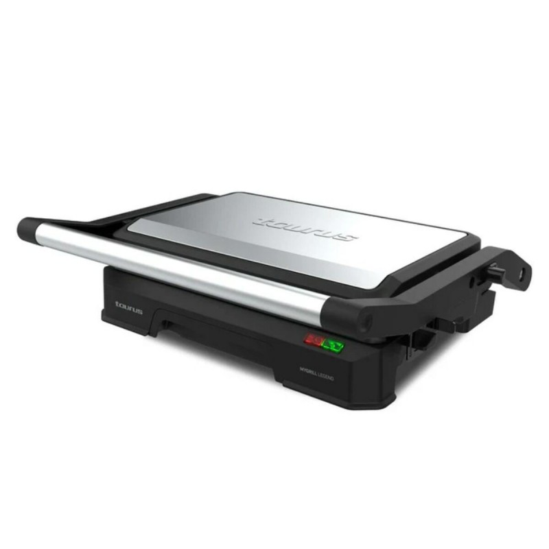 Piastra Grill Elettrica Taurus Acciaio 1000 W